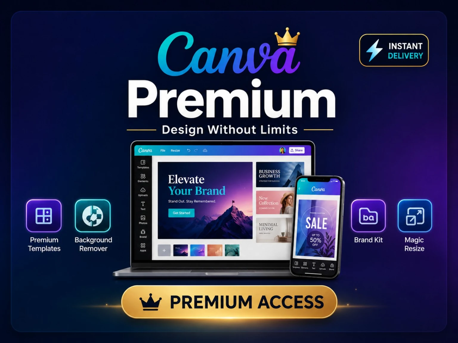 Canva Premium Poster